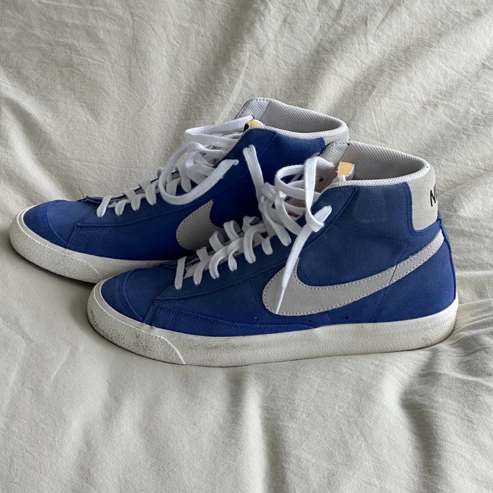 Nike Blazer Mid Suede Blue Size Men's US 9.5
